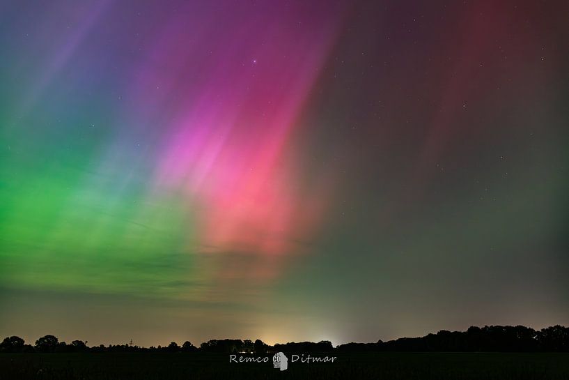 Northern lights over Deurningen by Remco Ditmar