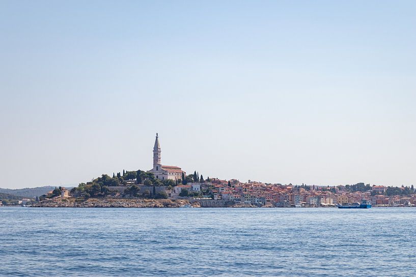 Das bezaubernde Rovinj: die schöne Kirche auf dem Hügel von thomaswphotography