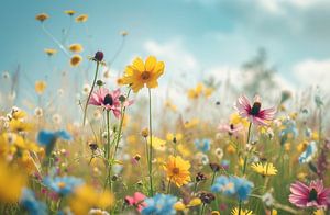 Wildblumen in der Natur
