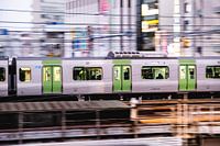 JR East trains in Tokyo, Japan