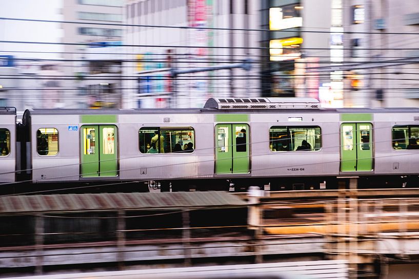 JR East trains in Tokyo, Japan by Azamat