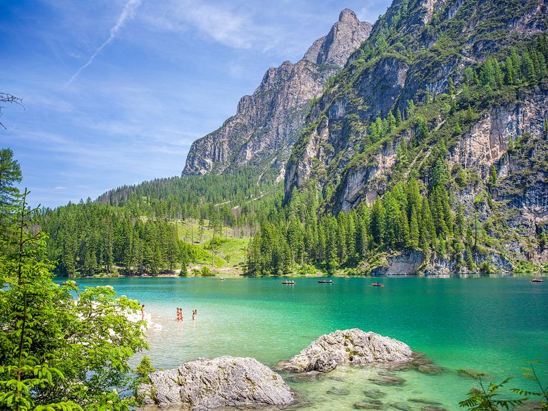 Le lac Prags Wildsee en été par t.ART