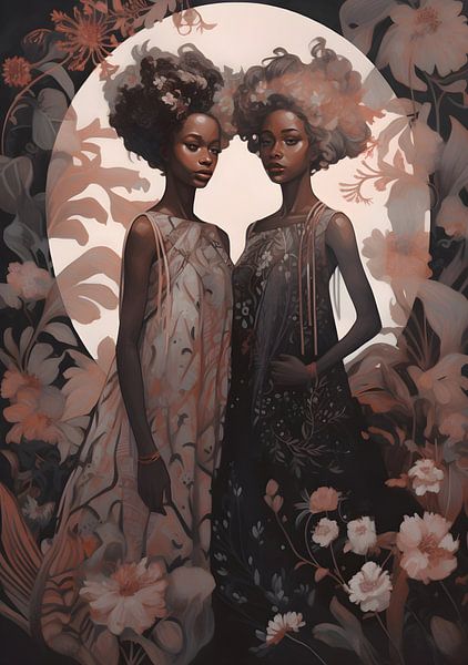 2 women side by side by Artsy