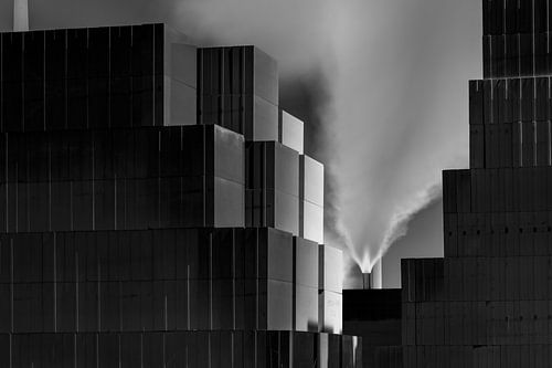 Lumière sur les blocs de construction et la vapeur d'eau sur Eugene Winthagen