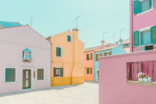 pastel houses