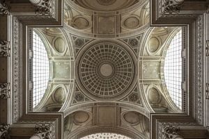 Vue intérieure de la coupole, Panthéon national, Paris