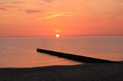 The beach in the morning