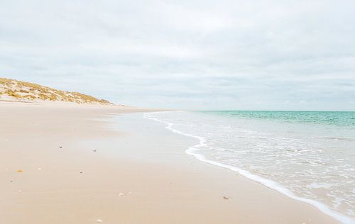 Eiland Terschelling strand paal 3 aan zee