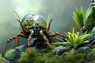 Tarantula met terrarium van Harmanna Digital Art thumbnail