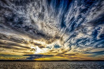 Wolkengebilde am Bodensee