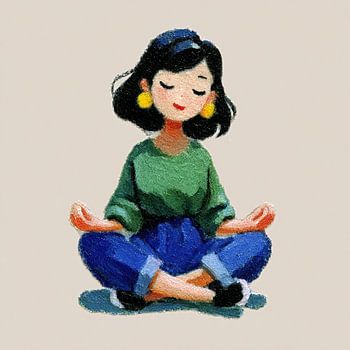 Vrouw Meditatie | Serene Meditation Moment