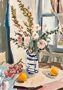 Stilleven met bloemen van Niklas Maximilian