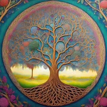 The Tree of Life (a.i. art)