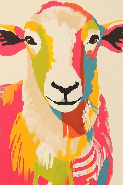 Sheep in Colours by Modern Collection