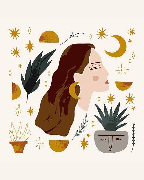 Illustration bohemian abstract by Studio Allee