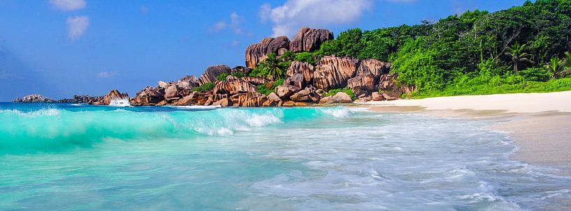 Grand Anse, La Dique - Seychelles von Van Oostrum Photography