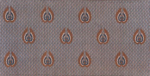 Vintage Batik Sarong from Java. Clean cut.