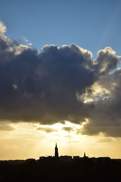 Zonsondergang Amersfoort von Bert Veldman