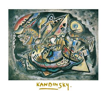 Grijs ovaal van Wassily Kandinsky van Peter Balan