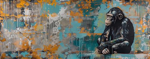 Peindre un chimpanzé