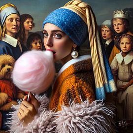 Het zoete meisje van Delft van René van den Berg