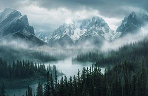 Naturgewalt der Alpen