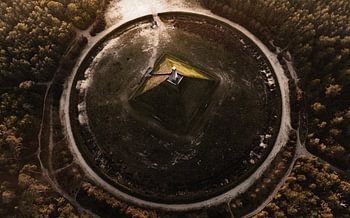 Coucher de soleil à la Pyramide d'Austerlitz