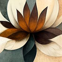 Lotusblume Abstrakt