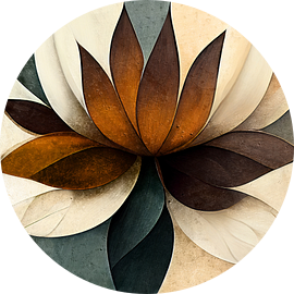 Lotusbloem Abstract