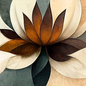 Lotus Flower Abstract