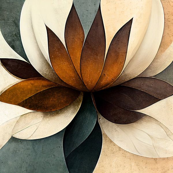 Lotusblume Abstrakt von Jacky