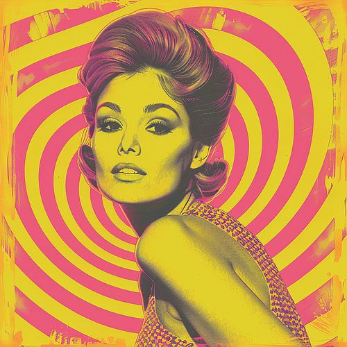 Une beauté vintage rayonnante