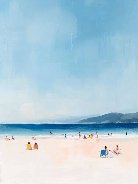 Ein schöner Tag am Strand von Studio Allee