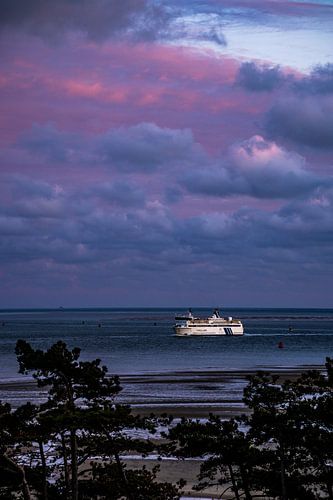 view of the Wadden Sea by Marjolein van Roosmalen
