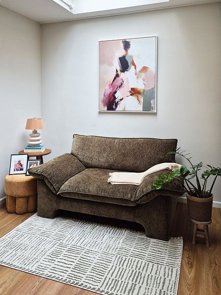 Abstract woman, modern art