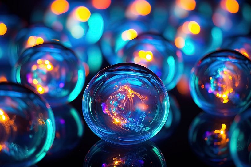 Colourful marbles by Bert Nijholt
