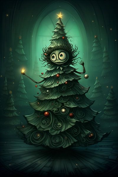 Un arbre de Noël étonnant par Heike Hultsch