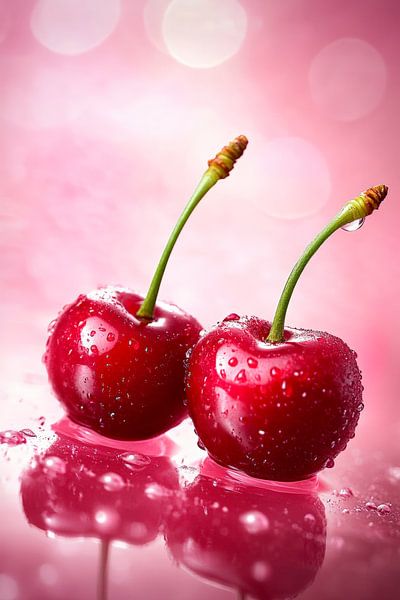 Frische Kirschen von Poster Art Shop