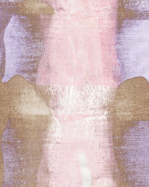 Pink, lilac, brown. Natural pattern. by Dina Dankers