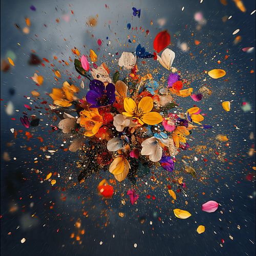 Blütenblatt-Kaskade