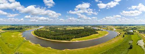 Paysage fluvial de l'IJssel en été sur Sjoerd van der Wal Photographie