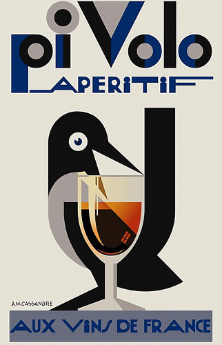 Moderner Vogel-Aperitif
