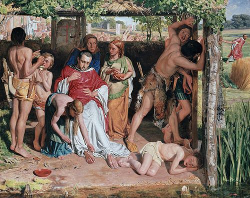 William Holman Hunt - A Converted British Family