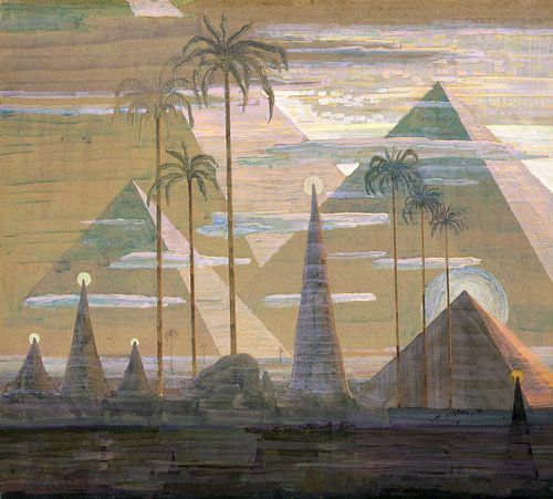 Mikalojus Konstantinas Čiurlionis – Sonate Nr. 7 (Pyramidensonate). Andante, 1909