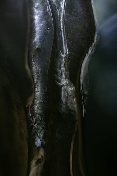 Abstracte Foto Bruin en Zilver | Sterrenstof van Nanda Bussers