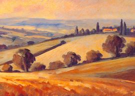 Herbstlandschaft Südlimburg von Nop Briex