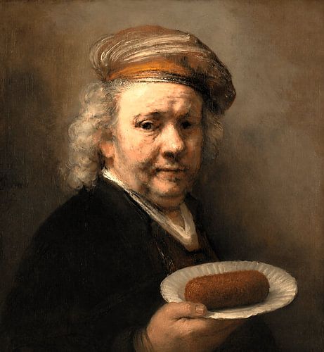 Zelf-kroket van Rembrandt van Rijn