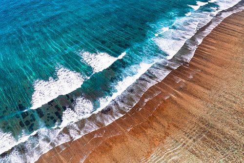 Zomer vanuit de lucht - Koraalrifstrand