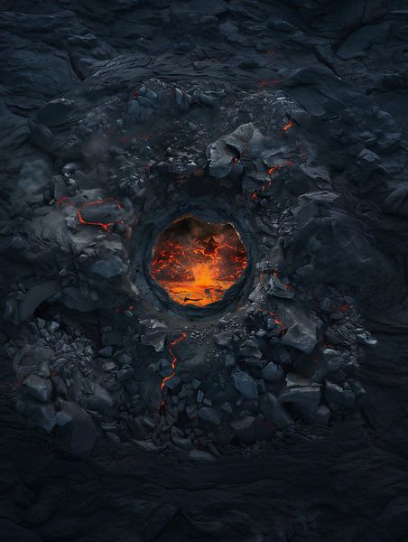 Naturkraft formt neue Horizonte von fernlichtsicht