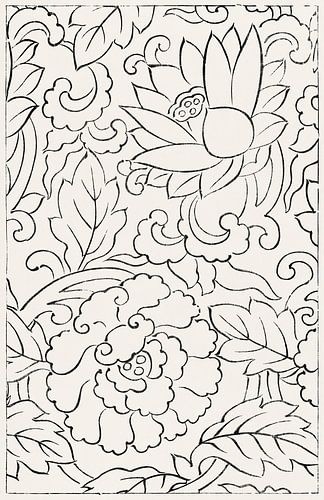 Japanse kunst. Vintage ukiyo-e woodblock print door Tagauchi Tomoki no. 18